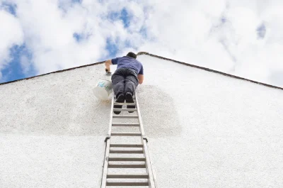 Peinture extérieure à Castagnède — façades et ravalement